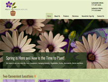 Tablet Screenshot of freysgreenhouse.com